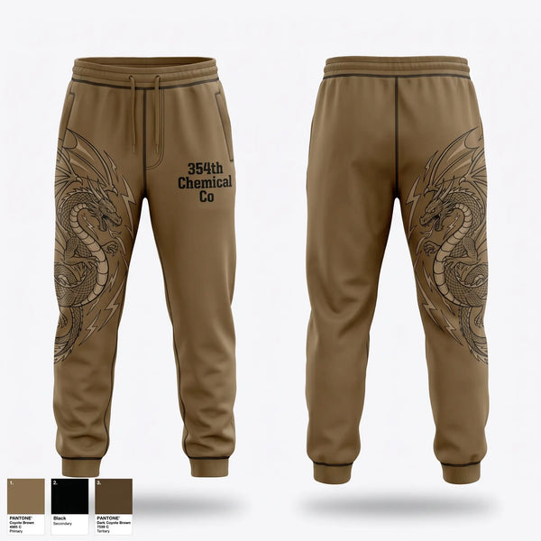 Sweatpants, 354th Chemical Co, Army, Teamtime, Team time, sublimation, custom sports apparel, team uniforms, spirit wear, spiritwear, sports uniforms, custom shirts, team store, custom team store, fundraiser sports, apparel fundraiser
