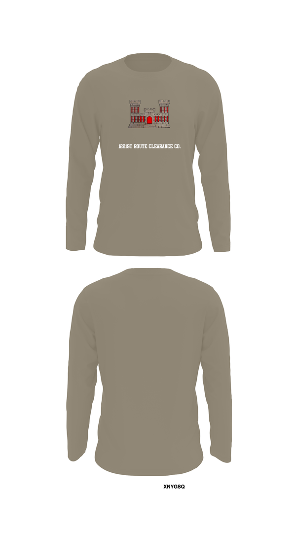 Long Sleeve Performance Shirt, 1221st Route Clearance Co., National Guard, Teamtime, Team time, sublimation, custom sports apparel, team uniforms, spirit wear, spiritwear, sports uniforms, custom shirts, team store, custom team store, fundraiser sports, apparel fundraiser
