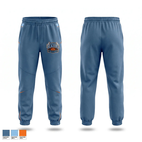 Sweatpants, Memphis Blazers, Men's Basketball, Teamtime, Team time, sublimation, custom sports apparel, team uniforms, spirit wear, spiritwear, sports uniforms, custom shirts, team store, custom team store, fundraiser sports, apparel fundraiser