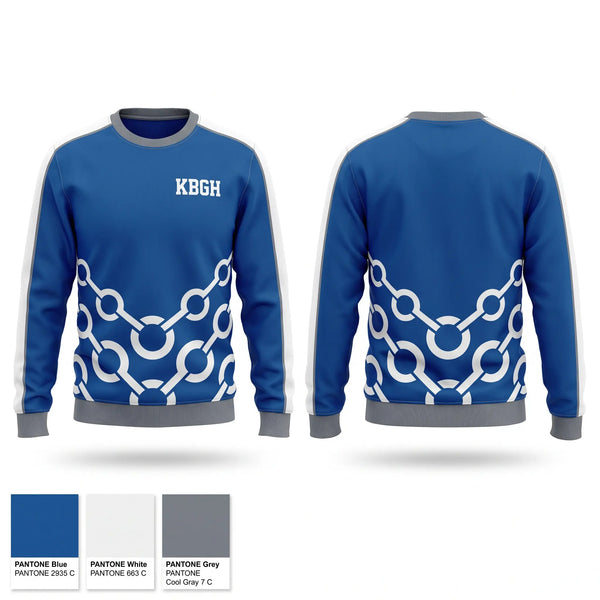 Crew Neck Sweatshirt, KBGH, Swimming, Teamtime, Team time, sublimation, custom sports apparel, team uniforms, spirit wear, spiritwear, sports uniforms, custom shirts, team store, custom team store, fundraiser sports, apparel fundraiser