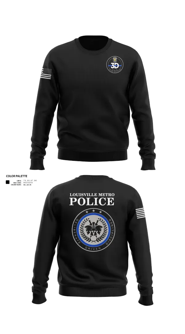 Crew Neck Sweatshirt, 3rd Division CIU, Police, Teamtime, Team time, sublimation, custom sports apparel, team uniforms, spirit wear, spiritwear, sports uniforms, custom shirts, team store, custom team store, fundraiser sports, apparel fundraiser