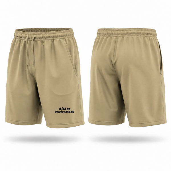 Athletic Shorts With Pockets, 4/41 st Infantry 2nd AD, Army, Teamtime, Team time, sublimation, custom sports apparel, team uniforms, spirit wear, spiritwear, sports uniforms, custom shirts, team store, custom team store, fundraiser sports, apparel fundraiser