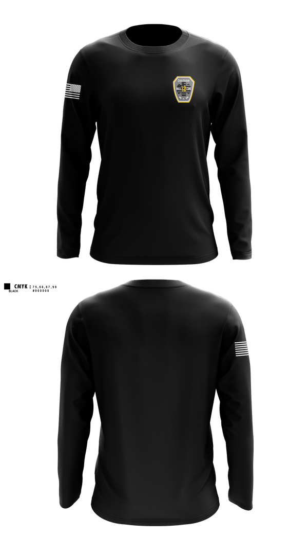 Long Sleeve Performance Shirt, Chatham Rescue Squad, EMS/EMT, Teamtime, Team time, sublimation, custom sports apparel, team uniforms, spirit wear, spiritwear, sports uniforms, custom shirts, team store, custom team store, fundraiser sports, apparel fundraiser
