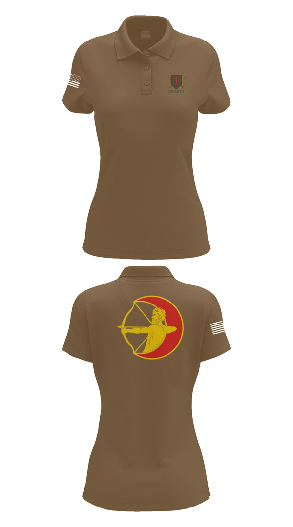 Womens Short Sleeve Performance Polo, 1ID DIVARTY, , Teamtime, Team time, sublimation, custom sports apparel, team uniforms, spirit wear, spiritwear, sports uniforms, custom shirts, team store, custom team store, fundraiser sports, apparel fundraiser