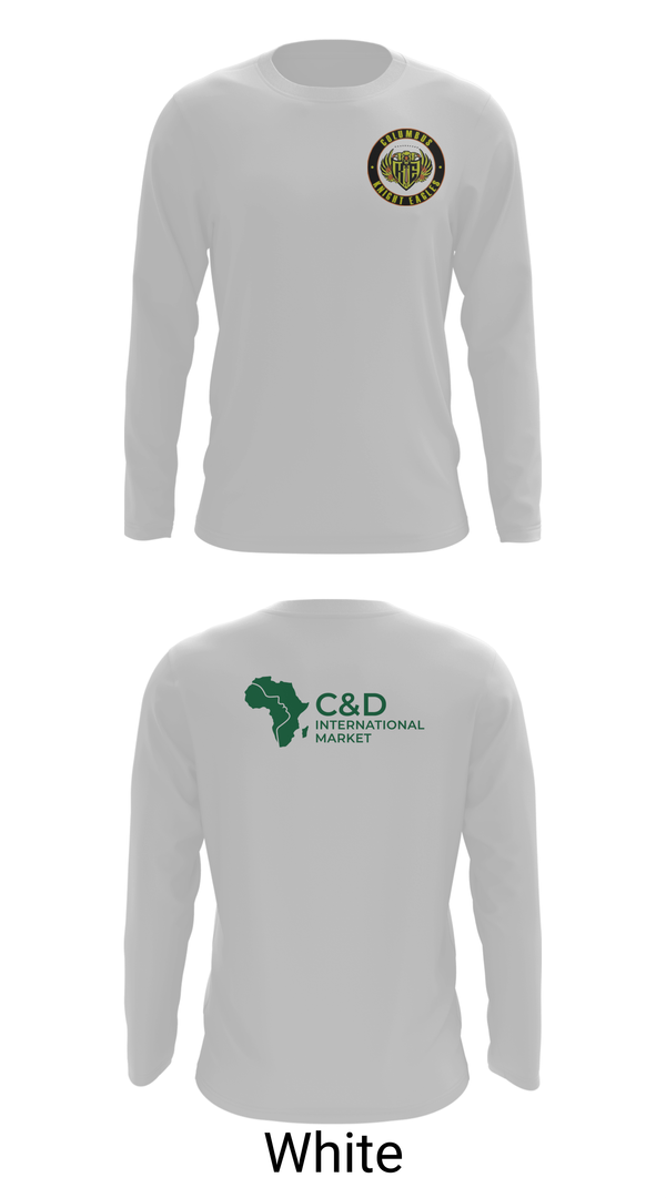 Long Sleeve Performance Shirt, Columbus Knight Eagles, Men's Soccer, Teamtime, Team time, sublimation, custom sports apparel, team uniforms, spirit wear, spiritwear, sports uniforms, custom shirts, team store, custom team store, fundraiser sports, apparel fundraiser
