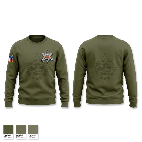 Crew Neck Sweatshirt, Crawford county detective, Police, Teamtime, Team time, sublimation, custom sports apparel, team uniforms, spirit wear, spiritwear, sports uniforms, custom shirts, team store, custom team store, fundraiser sports, apparel fundraiser