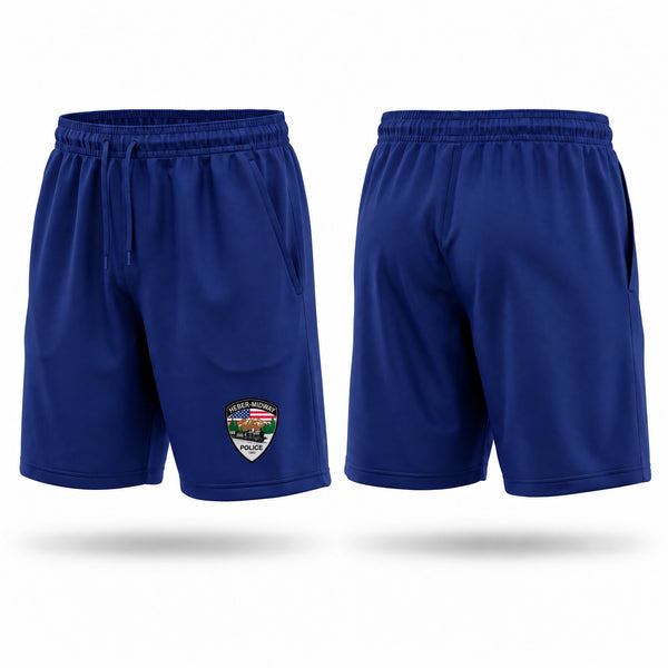 Athletic Shorts With Pockets, Heber City Police Department, Police, Teamtime, Team time, sublimation, custom sports apparel, team uniforms, spirit wear, spiritwear, sports uniforms, custom shirts, team store, custom team store, fundraiser sports, apparel fundraiser