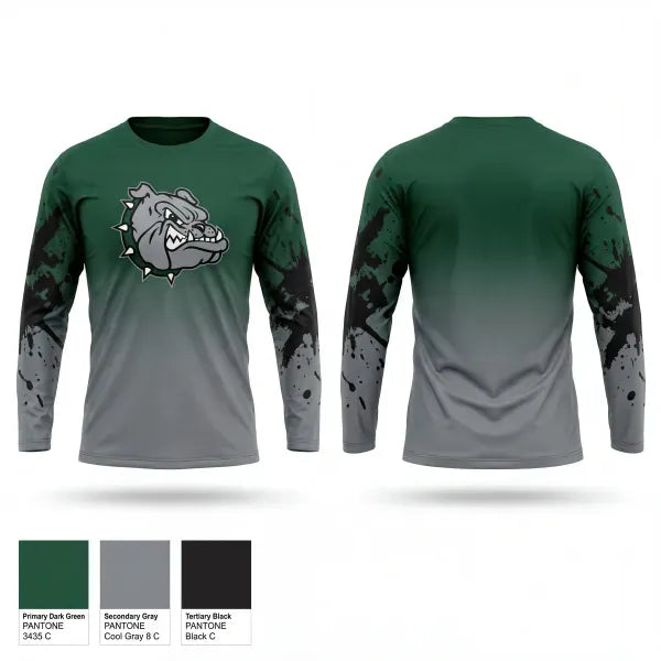 Long Sleeve Performance Shirt, Monroe-Gregg School District, Police, Teamtime, Team time, sublimation, custom sports apparel, team uniforms, spirit wear, spiritwear, sports uniforms, custom shirts, team store, custom team store, fundraiser sports, apparel fundraiser