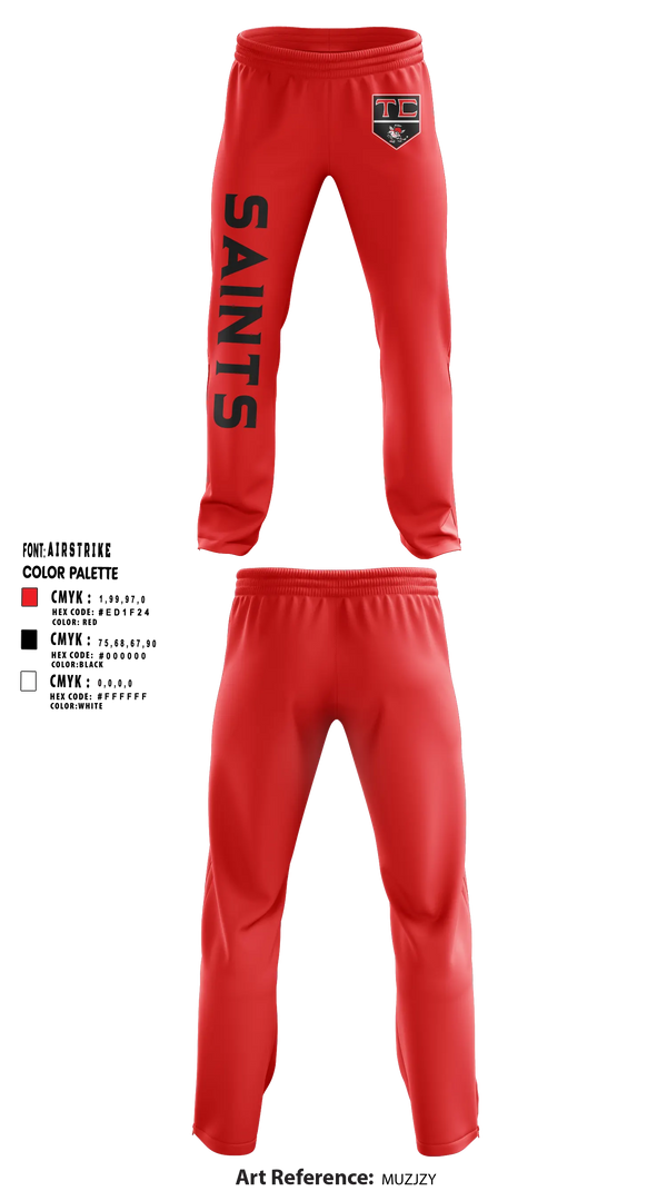 Sweatpants, Tri County Saints, Ice Hockey, Teamtime, Team time, sublimation, custom sports apparel, team uniforms, spirit wear, spiritwear, sports uniforms, custom shirts, team store, custom team store, fundraiser sports, apparel fundraiser