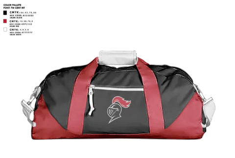 Duffle Bag, DeKalb Barons Baseball, Baseball, Teamtime, Team time, sublimation, custom sports apparel, team uniforms, spirit wear, spiritwear, sports uniforms, custom shirts, team store, custom team store, fundraiser sports, apparel fundraiser