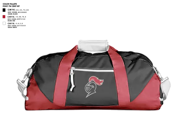 Duffle Bag, DeKalb Barons Baseball, Baseball, Teamtime, Team time, sublimation, custom sports apparel, team uniforms, spirit wear, spiritwear, sports uniforms, custom shirts, team store, custom team store, fundraiser sports, apparel fundraiser