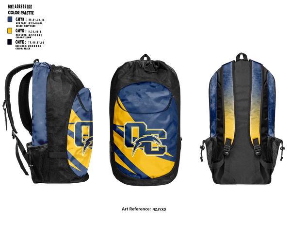 Gear Bag, Oakmont chargers, , Teamtime, Team time, sublimation, custom sports apparel, team uniforms, spirit wear, spiritwear, sports uniforms, custom shirts, team store, custom team store, fundraiser sports, apparel fundraiser
