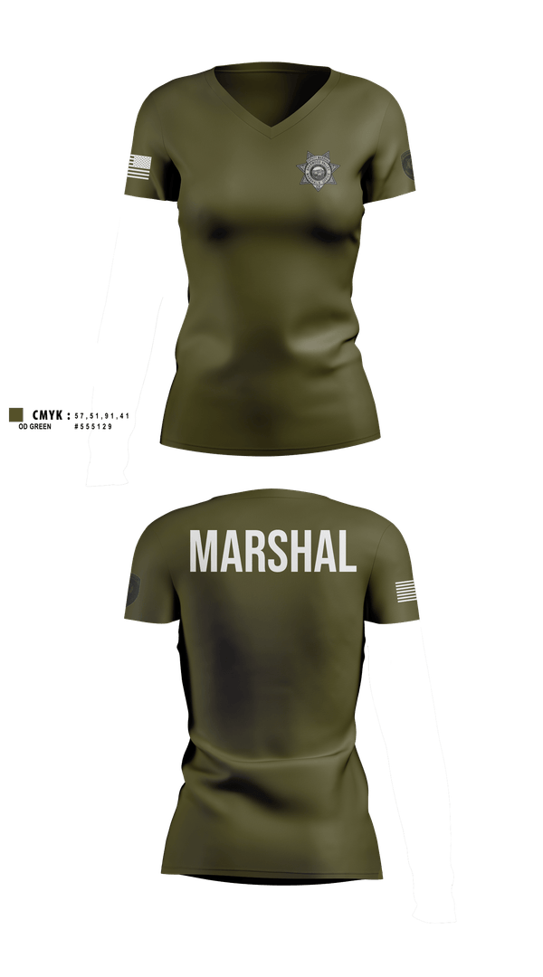 Womens Short Sleeve Vneck Shirt, Sherwood valley marshals, Police, Teamtime, Team time, sublimation, custom sports apparel, team uniforms, spirit wear, spiritwear, sports uniforms, custom shirts, team store, custom team store, fundraiser sports, apparel fundraiser