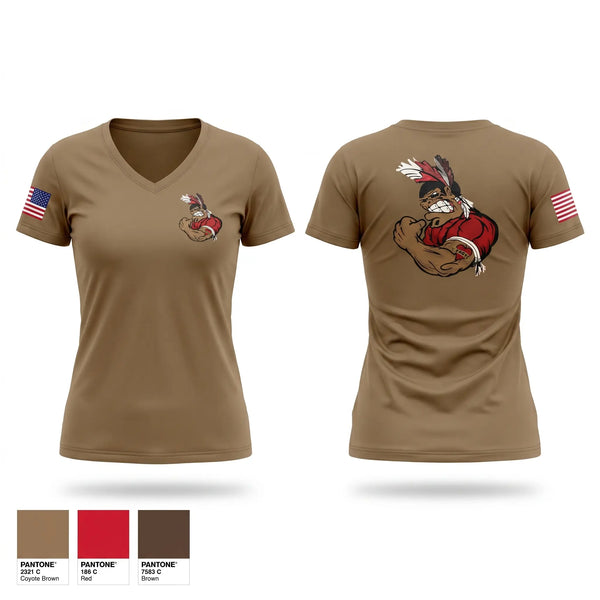 Womens Short Sleeve Vneck Shirt, JROTC, Army, Teamtime, Team time, sublimation, custom sports apparel, team uniforms, spirit wear, spiritwear, sports uniforms, custom shirts, team store, custom team store, fundraiser sports, apparel fundraiser