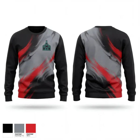 Crew Neck Sweatshirt, FBCW, Army, Teamtime, Team time, sublimation, custom sports apparel, team uniforms, spirit wear, spiritwear, sports uniforms, custom shirts, team store, custom team store, fundraiser sports, apparel fundraiser