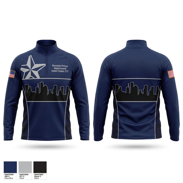 Windbreaker, Houston Police Department Cadet Class 277, Police, Teamtime, Team time, sublimation, custom sports apparel, team uniforms, spirit wear, spiritwear, sports uniforms, custom shirts, team store, custom team store, fundraiser sports, apparel fundraiser