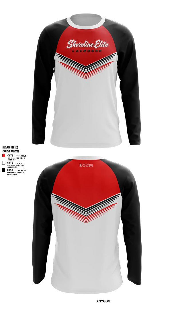 Long Sleeve Performance Shirt, Shoreline Elite, Men's Lacrosse, Teamtime, Team time, sublimation, custom sports apparel, team uniforms, spirit wear, spiritwear, sports uniforms, custom shirts, team store, custom team store, fundraiser sports, apparel fundraiser