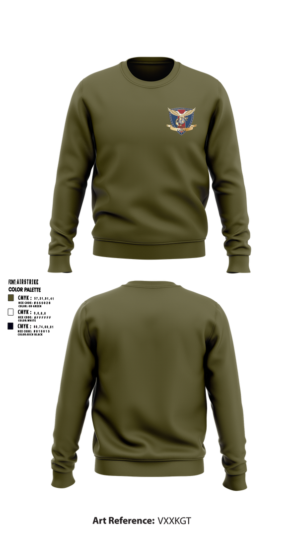 Crew Neck Sweatshirt, RS Albany, Marines, Teamtime, Team time, sublimation, custom sports apparel, team uniforms, spirit wear, spiritwear, sports uniforms, custom shirts, team store, custom team store, fundraiser sports, apparel fundraiser