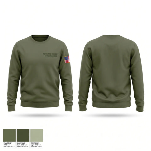 Crew Neck Sweatshirt, Homeland Security Investigations, Police, Teamtime, Team time, sublimation, custom sports apparel, team uniforms, spirit wear, spiritwear, sports uniforms, custom shirts, team store, custom team store, fundraiser sports, apparel fundraiser
