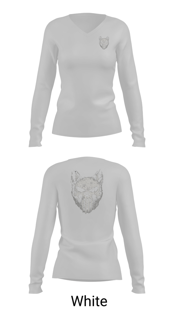 Womens Long Sleeve Vneck Shirt, ST. CHARLES COUNTY POLICE K-9, Police, Teamtime, Team time, sublimation, custom sports apparel, team uniforms, spirit wear, spiritwear, sports uniforms, custom shirts, team store, custom team store, fundraiser sports, apparel fundraiser
