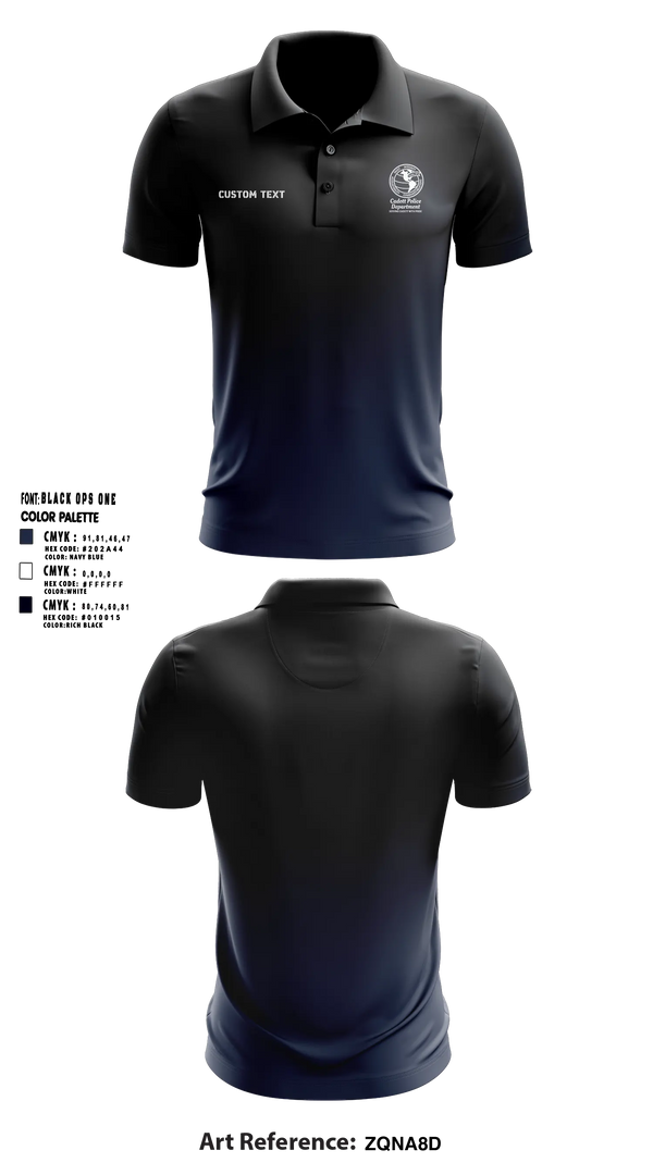 Short Sleeve Performance Polo, Cadott Police Department, Police, Teamtime, Team time, sublimation, custom sports apparel, team uniforms, spirit wear, spiritwear, sports uniforms, custom shirts, team store, custom team store, fundraiser sports, apparel fundraiser