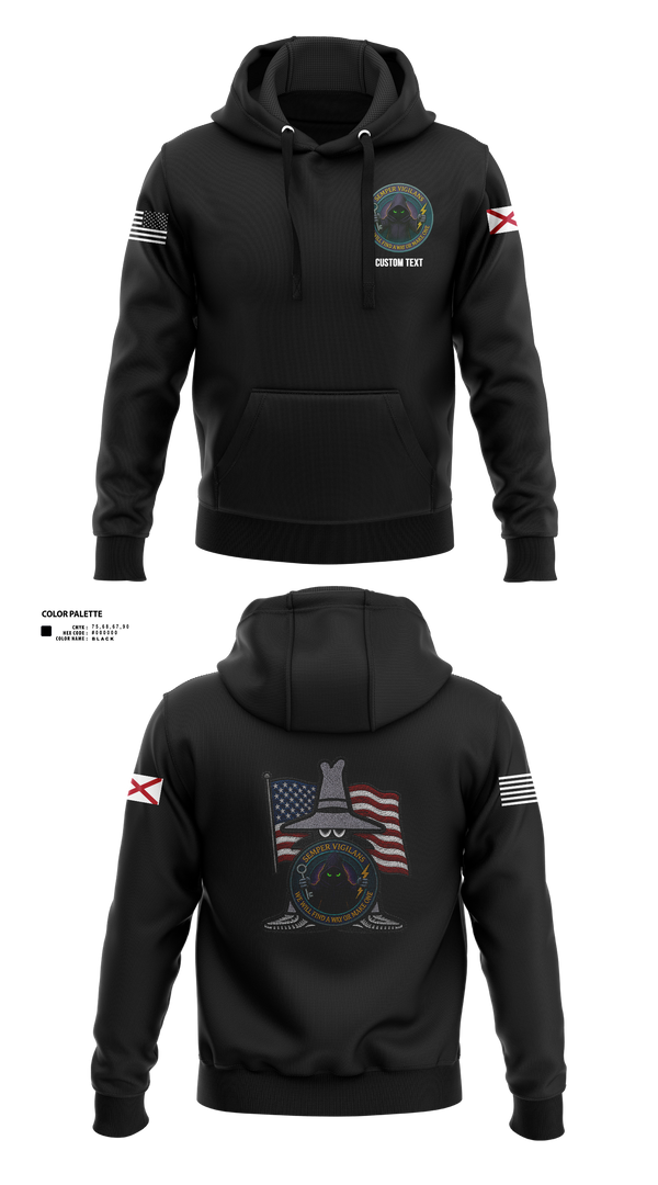 Hoodie, 117th Intel Squadron, Air Force, Teamtime, Team time, sublimation, custom sports apparel, team uniforms, spirit wear, spiritwear, sports uniforms, custom shirts, team store, custom team store, fundraiser sports, apparel fundraiser
