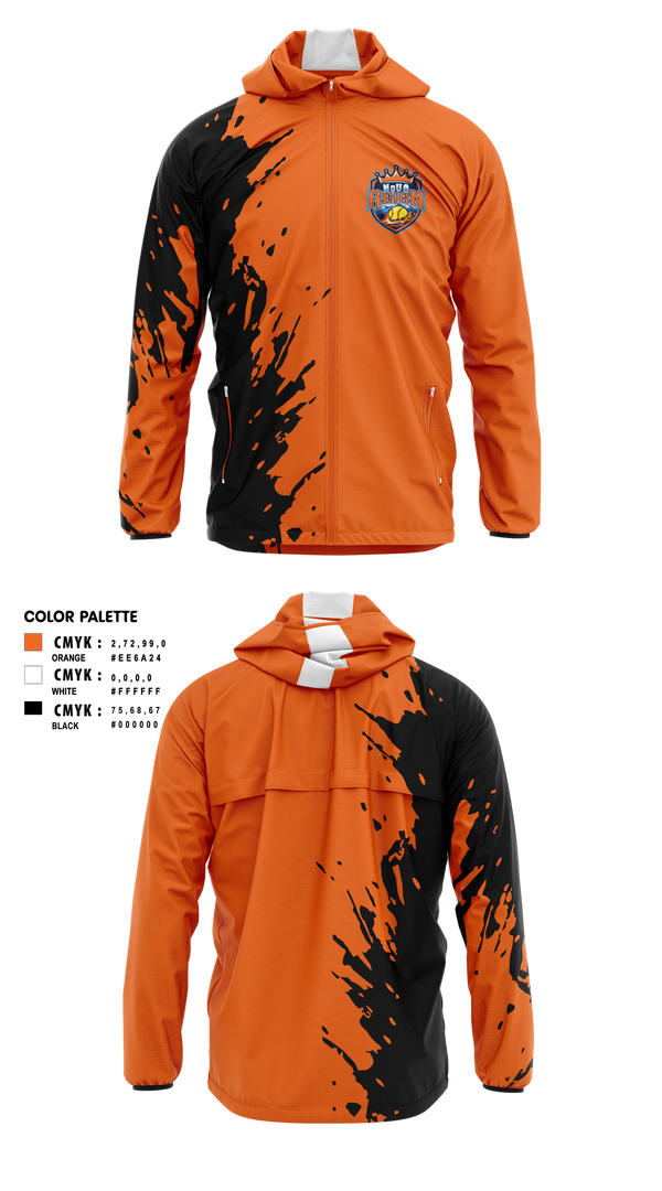 Windbreaker, Foxes Fastpitch, Softball, Teamtime, Team time, sublimation, custom sports apparel, team uniforms, spirit wear, spiritwear, sports uniforms, custom shirts, team store, custom team store, fundraiser sports, apparel fundraiser