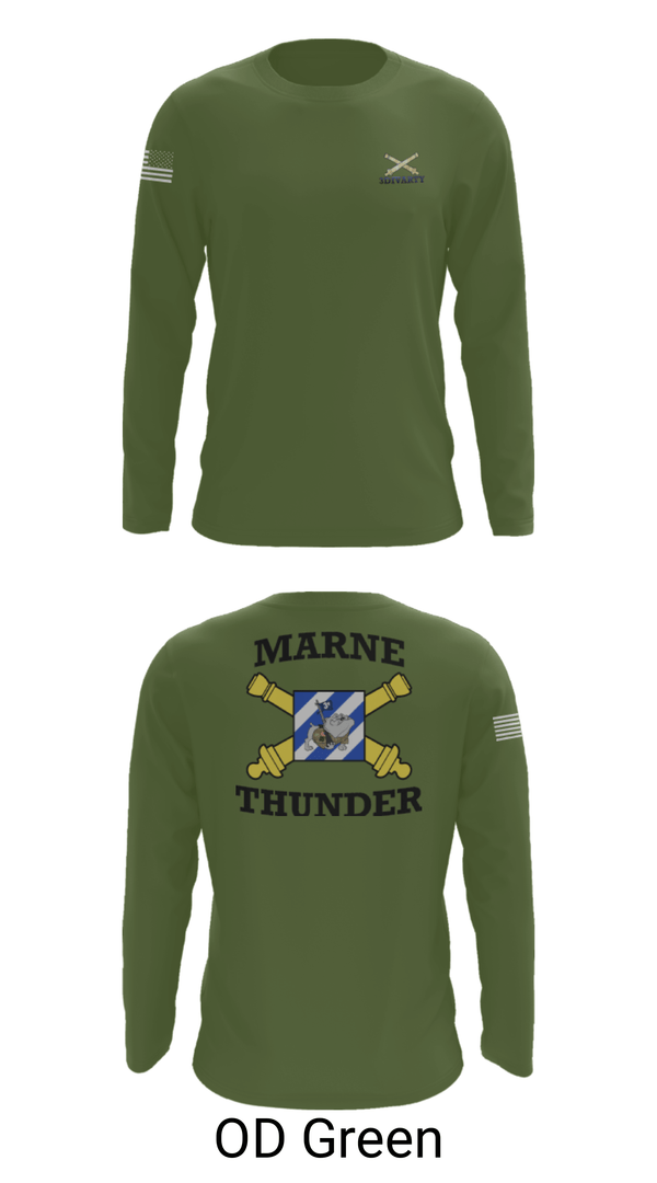 Long Sleeve Performance Shirt, 3ID divarty, Army, Teamtime, Team time, sublimation, custom sports apparel, team uniforms, spirit wear, spiritwear, sports uniforms, custom shirts, team store, custom team store, fundraiser sports, apparel fundraiser