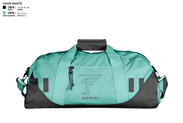 Duffle Bag, Jayway, Men's Basketball, Teamtime, Team time, sublimation, custom sports apparel, team uniforms, spirit wear, spiritwear, sports uniforms, custom shirts, team store, custom team store, fundraiser sports, apparel fundraiser