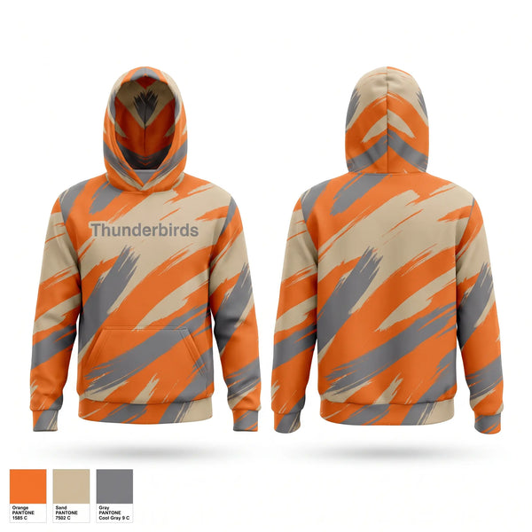 Hoodie, Thunderbirds, Baseball, Teamtime, Team time, sublimation, custom sports apparel, team uniforms, spirit wear, spiritwear, sports uniforms, custom shirts, team store, custom team store, fundraiser sports, apparel fundraiser