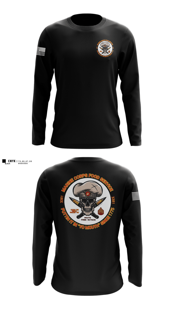 Long Sleeve Performance Shirt, S4 FIELD MESS, Marines, Teamtime, Team time, sublimation, custom sports apparel, team uniforms, spirit wear, spiritwear, sports uniforms, custom shirts, team store, custom team store, fundraiser sports, apparel fundraiser