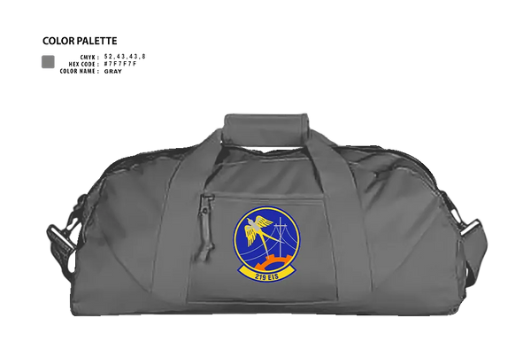 Duffle Bag, 219th Engineering Installations Squdron219th Engineering Installations Squdron, National Guard, Teamtime, Team time, sublimation, custom sports apparel, team uniforms, spirit wear, spiritwear, sports uniforms, custom shirts, team store, custom team store, fundraiser sports, apparel fundraiser