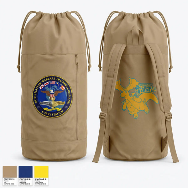 Gear Bag, Information Warfare Training Command Corry Station, Navy, Teamtime, Team time, sublimation, custom sports apparel, team uniforms, spirit wear, spiritwear, sports uniforms, custom shirts, team store, custom team store, fundraiser sports, apparel fundraiser