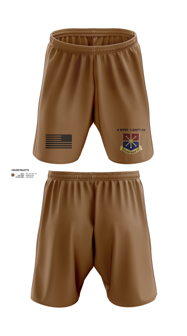 Athletic Shorts With Pockets, A Btry 1-206th FA, National Guard, Teamtime, Team time, sublimation, custom sports apparel, team uniforms, spirit wear, spiritwear, sports uniforms, custom shirts, team store, custom team store, fundraiser sports, apparel fundraiser
