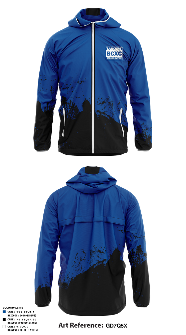 Windbreaker, Brookfield Central, Cross Country, Teamtime, Team time, sublimation, custom sports apparel, team uniforms, spirit wear, spiritwear, sports uniforms, custom shirts, team store, custom team store, fundraiser sports, apparel fundraiser