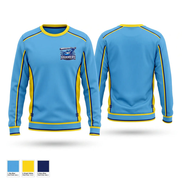 Crew Neck Sweatshirt, Annapolis Area Hammers, Baseball, Teamtime, Team time, sublimation, custom sports apparel, team uniforms, spirit wear, spiritwear, sports uniforms, custom shirts, team store, custom team store, fundraiser sports, apparel fundraiser
