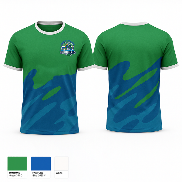 Short Sleeve Performance Shirt, Emerald High Swim Aeroaunts, Swimming, Teamtime, Team time, sublimation, custom sports apparel, team uniforms, spirit wear, spiritwear, sports uniforms, custom shirts, team store, custom team store, fundraiser sports, apparel fundraiser