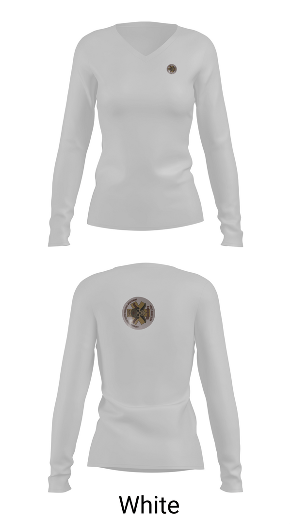Womens Long Sleeve Vneck Shirt, 240th FRSD, Army, Teamtime, Team time, sublimation, custom sports apparel, team uniforms, spirit wear, spiritwear, sports uniforms, custom shirts, team store, custom team store, fundraiser sports, apparel fundraiser