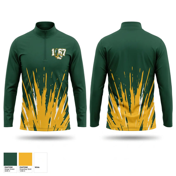 Quarter Zip Jacket, Bethel Bruins, , Teamtime, Team time, sublimation, custom sports apparel, team uniforms, spirit wear, spiritwear, sports uniforms, custom shirts, team store, custom team store, fundraiser sports, apparel fundraiser
