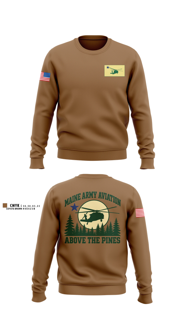 Crew Neck Sweatshirt, Moxie Medevac G Co 3/126th, National Guard, Teamtime, Team time, sublimation, custom sports apparel, team uniforms, spirit wear, spiritwear, sports uniforms, custom shirts, team store, custom team store, fundraiser sports, apparel fundraiser