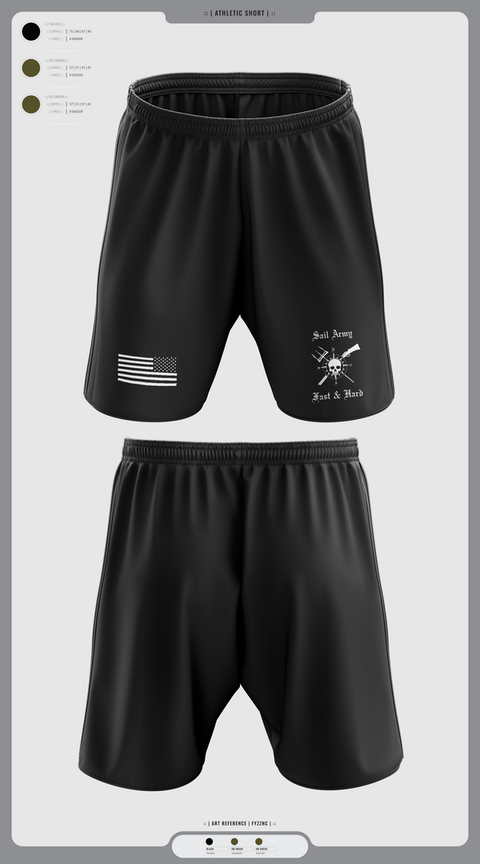 Athletic Shorts With Pockets, , Army, Teamtime, Team time, sublimation, custom sports apparel, team uniforms, spirit wear, spiritwear, sports uniforms, custom shirts, team store, custom team store, fundraiser sports, apparel fundraiser