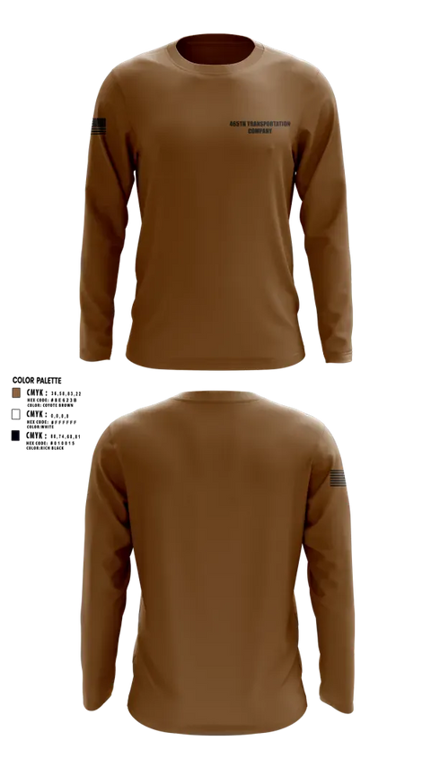 Long Sleeve Performance Shirt, 465th Transportation Company, Army, Teamtime, Team time, sublimation, custom sports apparel, team uniforms, spirit wear, spiritwear, sports uniforms, custom shirts, team store, custom team store, fundraiser sports, apparel fundraiser