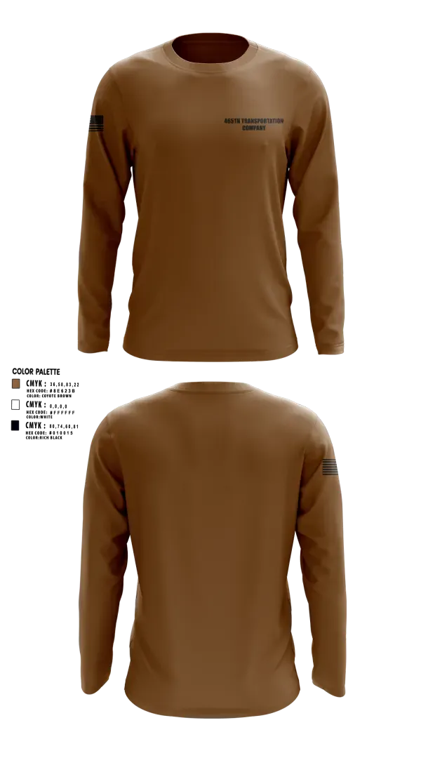 Long Sleeve Performance Shirt, 465th Transportation Company, Army, Teamtime, Team time, sublimation, custom sports apparel, team uniforms, spirit wear, spiritwear, sports uniforms, custom shirts, team store, custom team store, fundraiser sports, apparel fundraiser