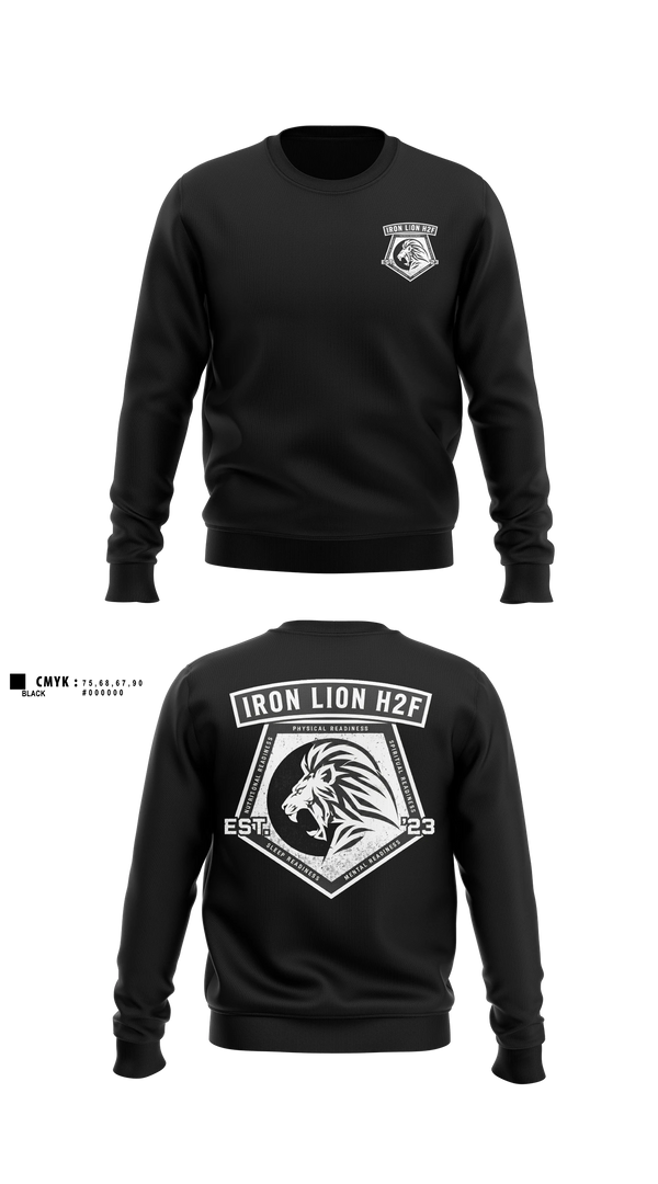 Crew Neck Sweatshirt, 35th CSB H2F, Army, Teamtime, Team time, sublimation, custom sports apparel, team uniforms, spirit wear, spiritwear, sports uniforms, custom shirts, team store, custom team store, fundraiser sports, apparel fundraiser