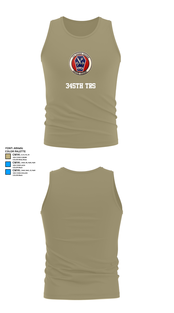 Tank Top, 345th TRS, , Teamtime, Team time, sublimation, custom sports apparel, team uniforms, spirit wear, spiritwear, sports uniforms, custom shirts, team store, custom team store, fundraiser sports, apparel fundraiser