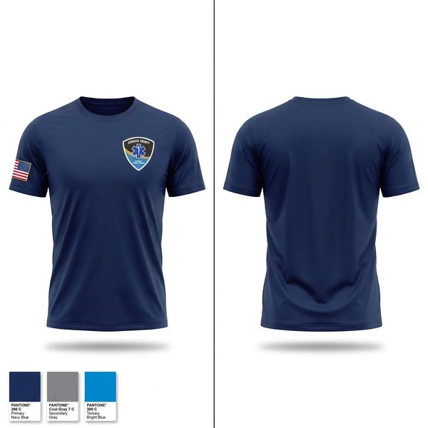 Short Sleeve Performance Shirt, Jackson county ems, EMS/EMT, Teamtime, Team time, sublimation, custom sports apparel, team uniforms, spirit wear, spiritwear, sports uniforms, custom shirts, team store, custom team store, fundraiser sports, apparel fundraiser