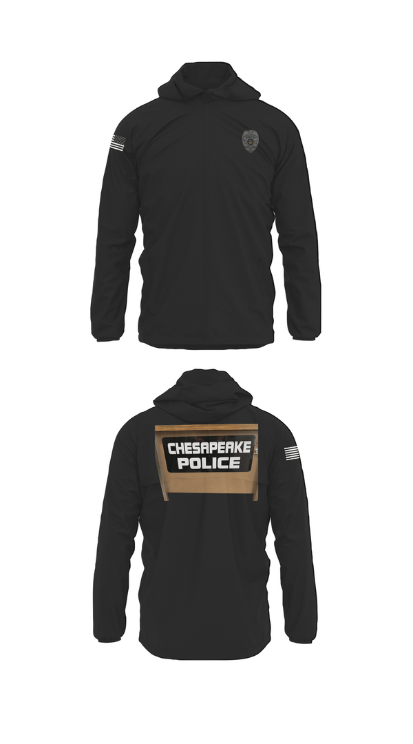 Windbreaker, Chesapeake Police, Police, Teamtime, Team time, sublimation, custom sports apparel, team uniforms, spirit wear, spiritwear, sports uniforms, custom shirts, team store, custom team store, fundraiser sports, apparel fundraiser