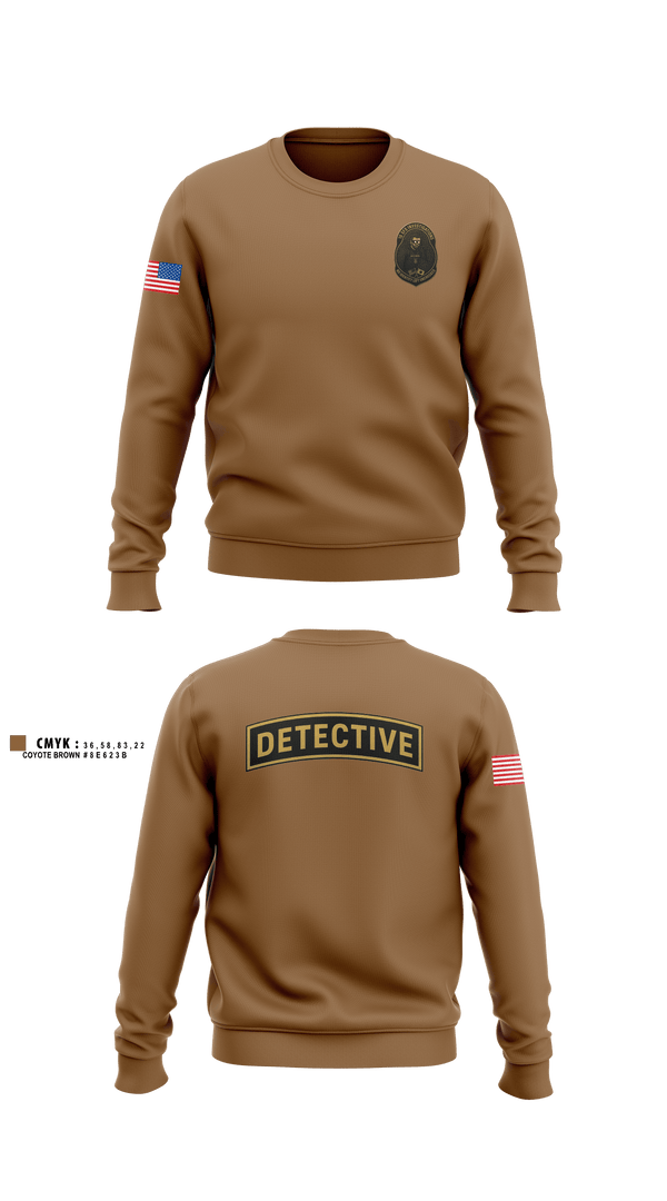 Crew Neck Sweatshirt, 18 Security Forces Squadron, Air Force, Teamtime, Team time, sublimation, custom sports apparel, team uniforms, spirit wear, spiritwear, sports uniforms, custom shirts, team store, custom team store, fundraiser sports, apparel fundraiser