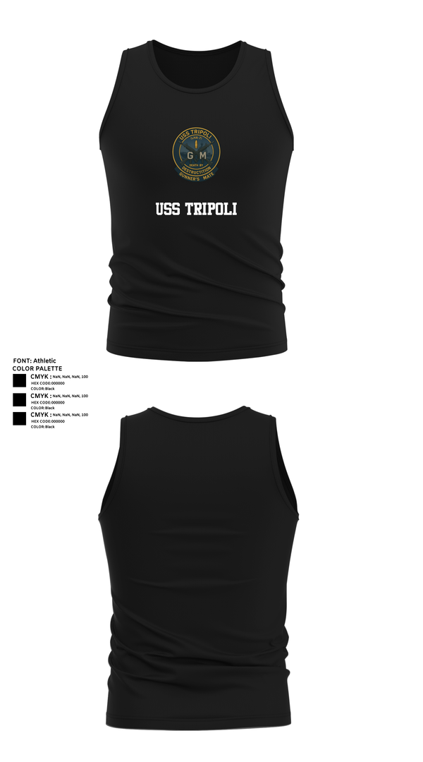 Tank Top, USS TRIPOLI, , Teamtime, Team time, sublimation, custom sports apparel, team uniforms, spirit wear, spiritwear, sports uniforms, custom shirts, team store, custom team store, fundraiser sports, apparel fundraiser