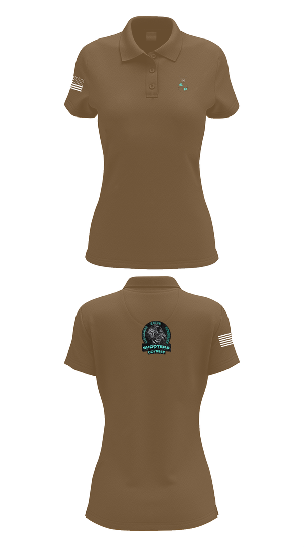 Womens Short Sleeve Performance Polo, , National Guard, Teamtime, Team time, sublimation, custom sports apparel, team uniforms, spirit wear, spiritwear, sports uniforms, custom shirts, team store, custom team store, fundraiser sports, apparel fundraiser